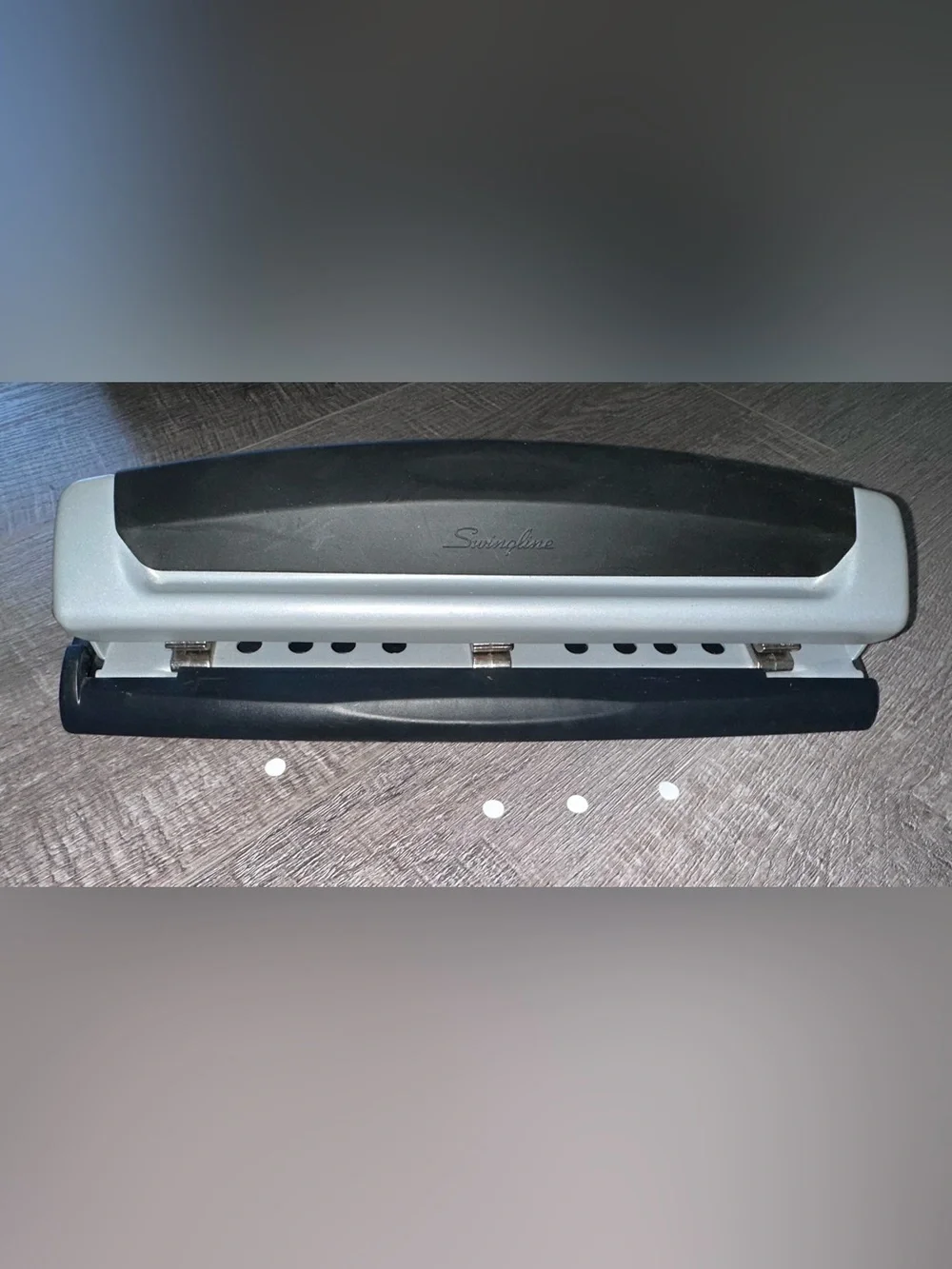 3-Hole Paper Hole Punch, Swingline Precision Pro, 10 sheet capacity